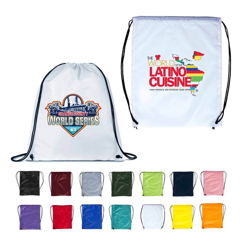 Main Product Image for Drawstring Cinch up Backpack - Full Color