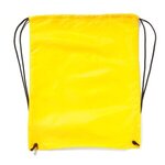 Drawstring Cinch up Backpack - Yellow
