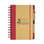 Eco-Inspired Hardcover Notebook & Pen - Full Color -  