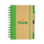 Eco-Inspired Hardcover Notebook & Pen -  