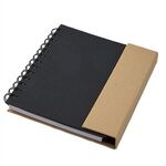 Eco Magnetic Notebook with Sticky Notes & Pen -  