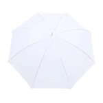 Elements 50" Recycled Auto Open Hospitality Umbrella - White