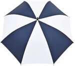 Elements 60" Recycled Auto Open Golf Umbrella - Navy-white