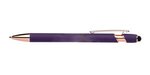 Ellipse Softy Rose Gold Classic w/ Stylus and Mirror Laser - Dark Purple