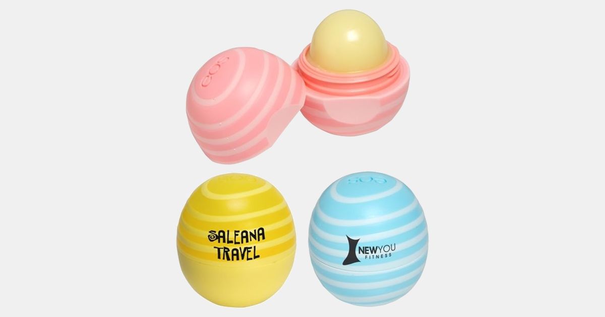 EOS Swirl Lip Balm with your logo