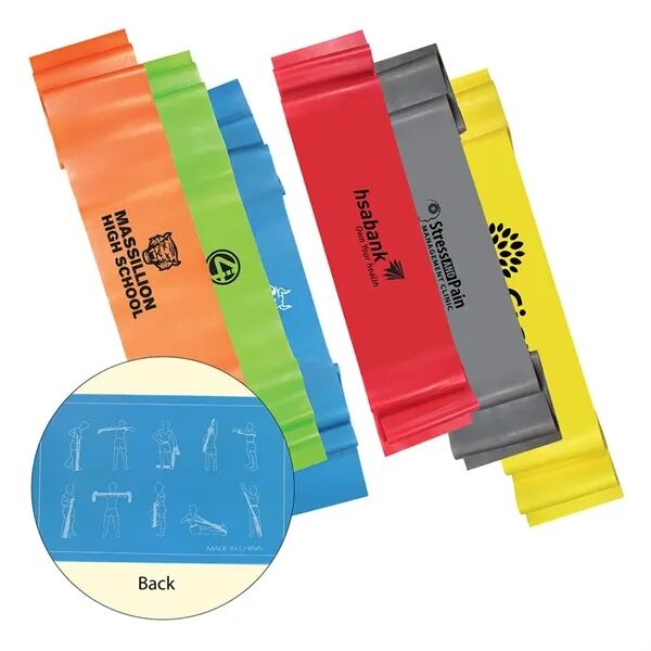 Main Product Image for Custom Printed Exercise Stretch Band