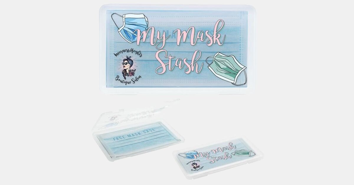 Face Mask Case with your logo | ImprintLogo.com