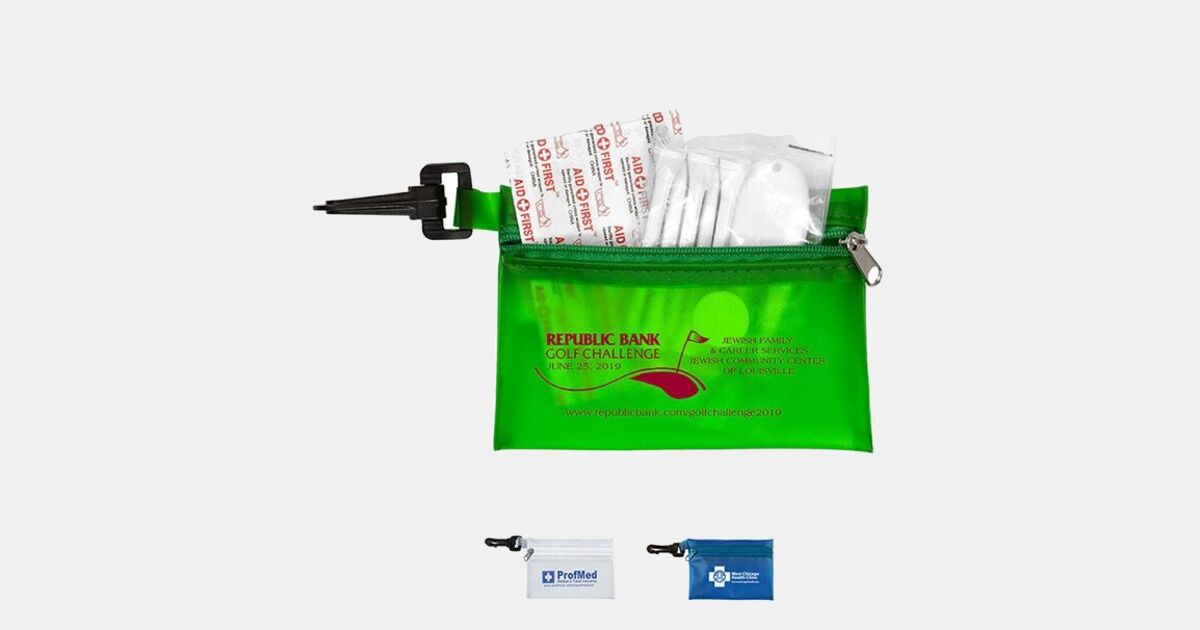 Fairway 11 Piece Healthy Living Sun Kit with your logo | ImprintLogo.com