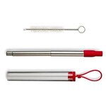 Festival Telescopic Drinking Straw Kit - Red