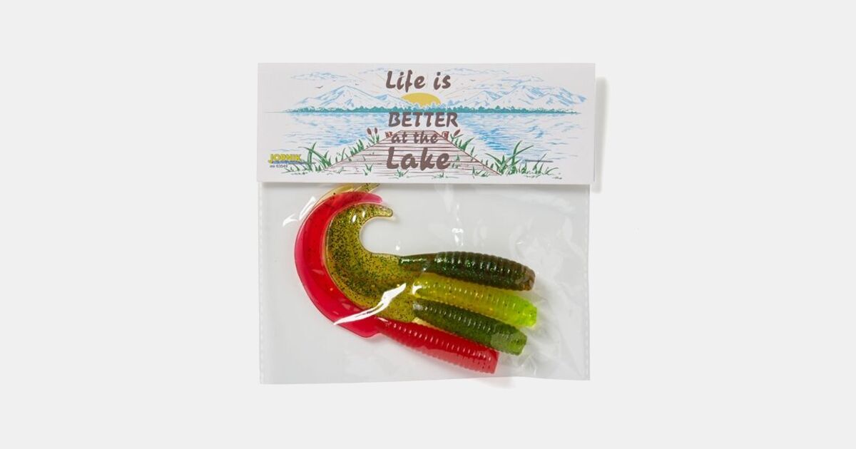 Custom Printed 4 Pack Fishing Grubs