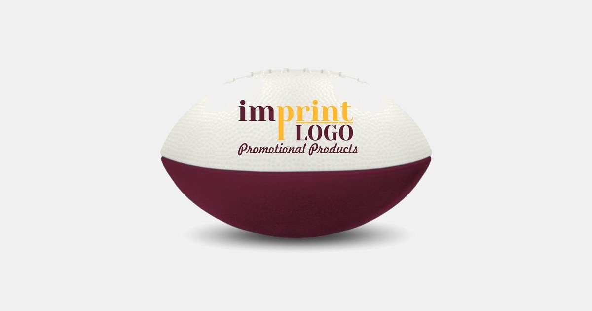 foam footballs with logo