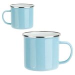 Foundry 16 oz Enamel-Lined Iron Coffee Mug - Aqua