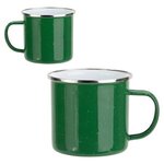 Foundry 16 oz Enamel-Lined Iron Coffee Mug - Forest Green