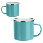 Foundry 16 oz Enamel-Lined Iron Coffee Mug - Teal