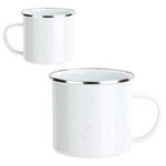 Foundry 16 oz Enamel-Lined Iron Coffee Mug - White