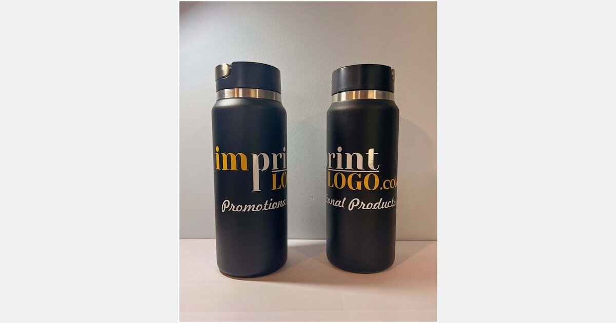 FREE Imprint Logo 26oz Stainless Bottle with Twist-Top Spout with your ...