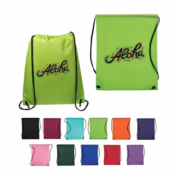 Main Product Image for Custom Printed Full Color Drawstring Cinch up Backpack