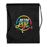 Full Color Drawstring Cinch up Backpack -  