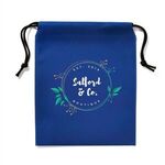 Full Color Non-Woven Drawstring Pouch -  