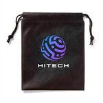 Full Color Non-Woven Drawstring Pouch -  