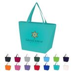 Full Color Non-Woven Shopper Tote - White