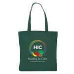 Full Color Non Woven Tote Bag - Hunter Green