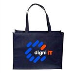 Full Color Standard Non Woven Tote - Navy Blue