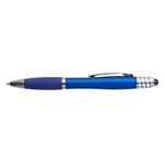Fullerton Velvet-Touch MGC Spin Top Stylus Pen - Metallic Cobalt Blue