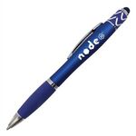 Halcyon® Silhouette Spin Top Pen with Stylus - Dark Blue