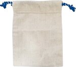 Handy Canvas First Aid Kit - Natural With Royal Blue Stripe Strings