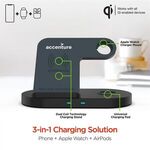 Hypergear 3-In-1 Wireless Charging Dock -  