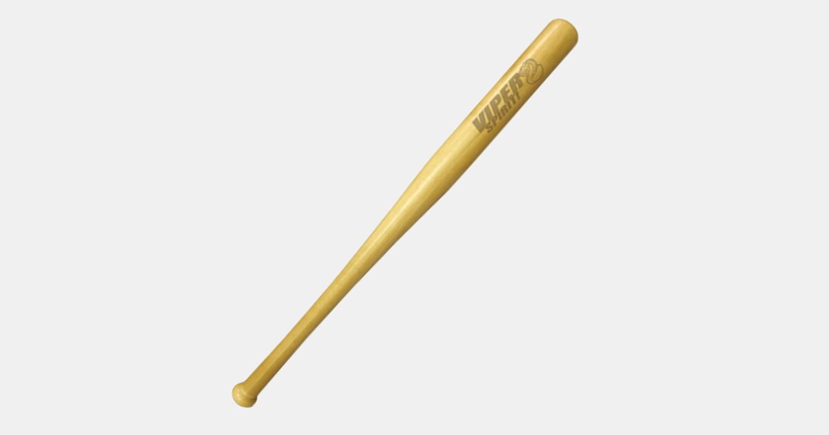 Imprinted Laser Engraved Mini Baseball Bat 18" with your logo