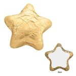 Individually Wrapped Chocolate Stars - Choc Stars-gold Foil-milk