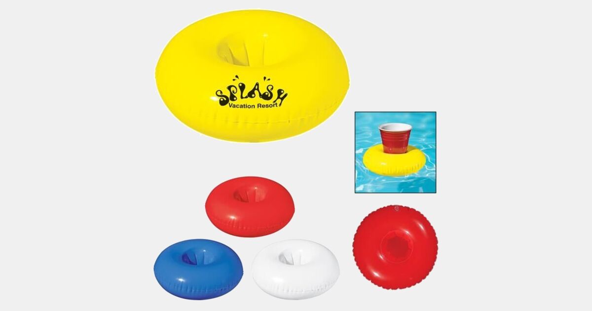 INFLATABLE BEVERAGE FLOAT with your logo