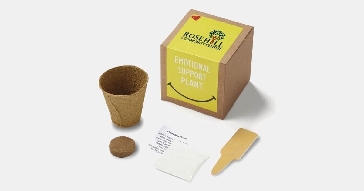 Inspirational Emotional Support Growable Seed Planter Kit with your ...