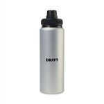 Jett Aluminum Chug Lid Hydration Bottle - 32 Oz. - Silver