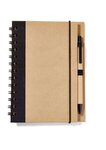 Jornikolor Eco Friendly Notebook with pen Full Color - Brown