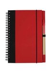 Jornikolor Eco Friendly Notebook with pen Full Color - Red