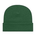 Knit Cap with Ribbed Cuff -  