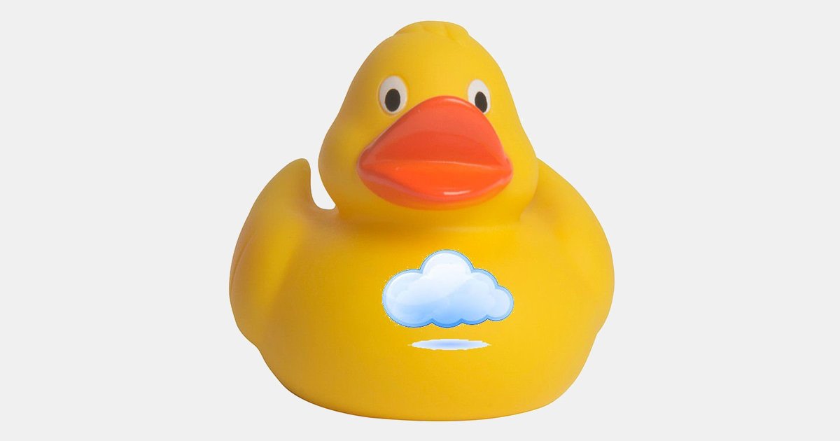 Rls Duck Promotional Li'l Rubber Duck with your logo | ImprintLogo.com
