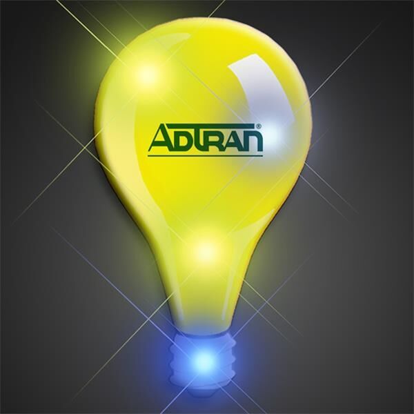Main Product Image for Custom Printed Light Bulb Blinky Pins