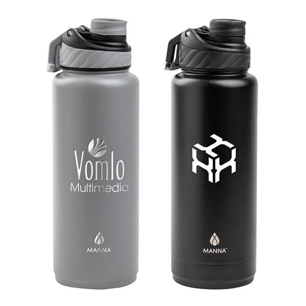 Manna (TM) Convoy 40 Oz Double Wall Steel Bottle with your logo