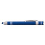 Marin Softy w/ Stylus - Laser Engraved - Metal Pen - Blue/Silver