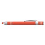 Marin Softy w/ Stylus - Laser Engraved - Metal Pen - Orange/Silver