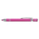 Marin Softy w/ Stylus - Laser Engraved - Metal Pen - Pink/Silver