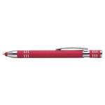 Marin Softy w/ Stylus - Laser Engraved - Metal Pen - Red/Silver