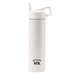 MiiR® Vacuum Insulated Wide Leakproof Straw Lid Bottle 20 Oz - White Powder