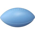 Mini Throw Plastic Footballs Printed - Baby Blue