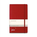 Moleskine® Hard Cover Ruled Large Expanded Notebook - Scarlet Red