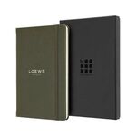 Moleskine® Leather Ruled Large Notebook - Moss Green